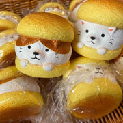 Kawaii Burger Animal Slow-Rise Squishy