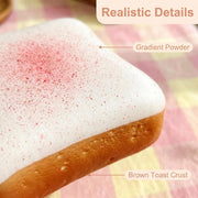 Simulation Butter Toast Bread Squishy Toys for Stress Relief