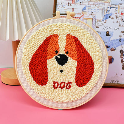 Punch Needle Embroidery Starter Kit - Dogs