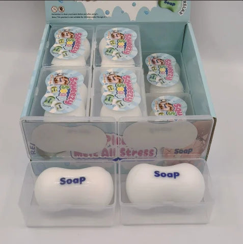 White Crunchy Soap Squishy