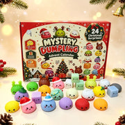 24-Day Christmas Squishy Advent Calendar | Surprise Bun Toys