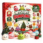 24-Day Christmas Squishy Advent Calendar | Surprise Bun Toys