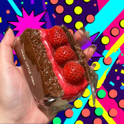Chocolate Strawberry Cake Squishy – Slow-Rebound Silicone Toy