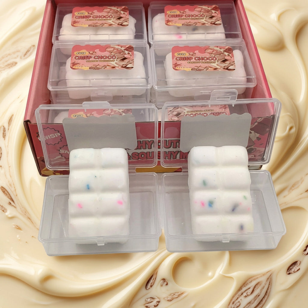 White Crunchy Chocolate Squishy