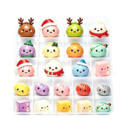 24-Day Christmas Squishy Advent Calendar | Surprise Bun Toys