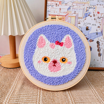 Punch Needle Embroidery Starter Kit -Cats