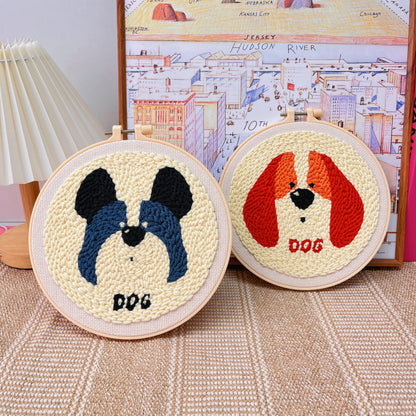 Punch Needle Embroidery Starter Kit - Dogs