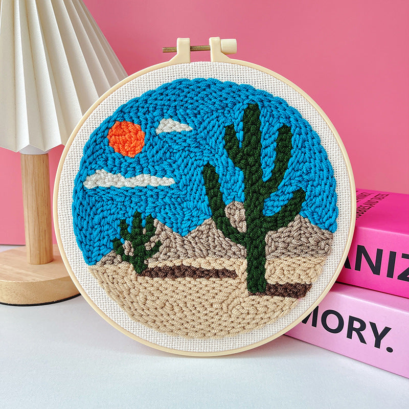 Punch Needle Embroidery Starter Kit - Landscape