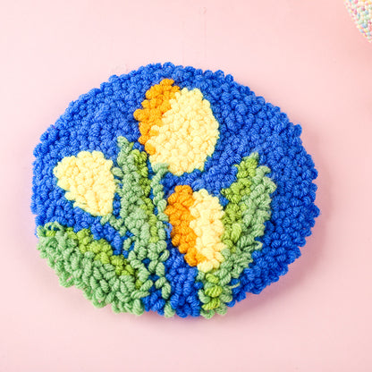 Punch Needle Coaster Kit -Flower