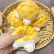 Happy Bear Bread Squishy – Kawaii Slow-Rise Squeeze Toy