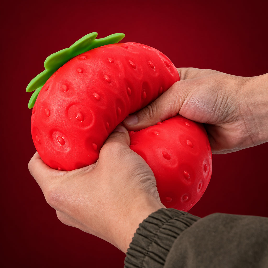Giant Strawberry Slow-Rise Squishy