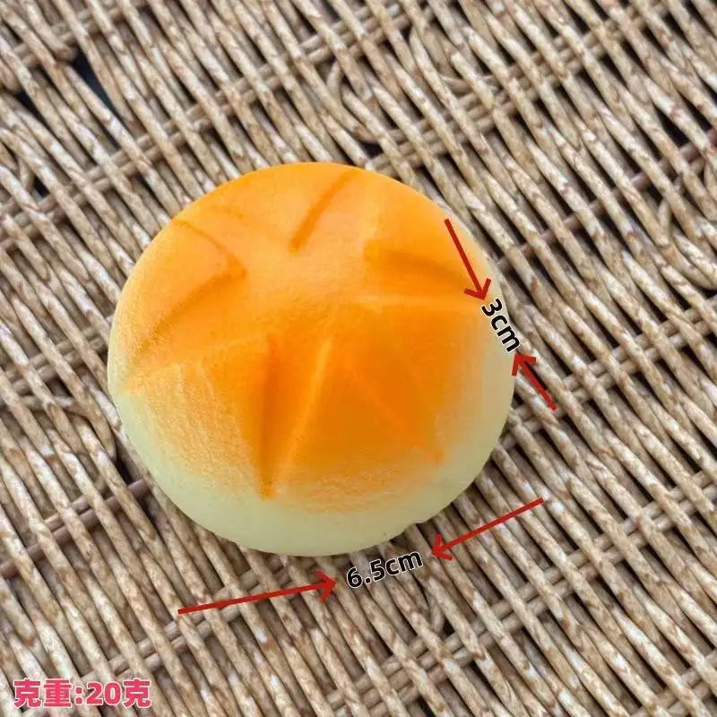 Happy Bear Bread Squishy – Kawaii Slow-Rise Squeeze Toy