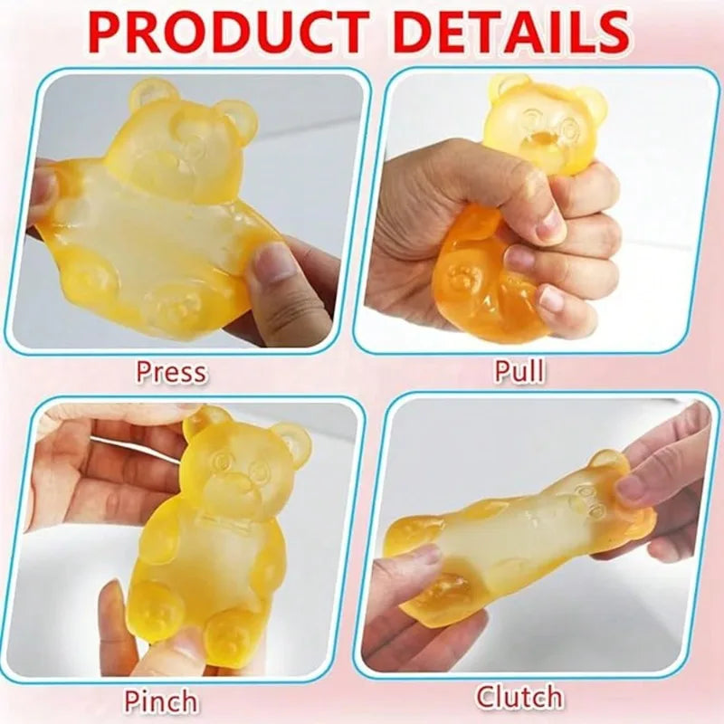 NeeDoh Gummy Bear Squishy Fidget Toy – Purple