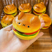 Kawaii Burger Animal Slow-Rise Squishy