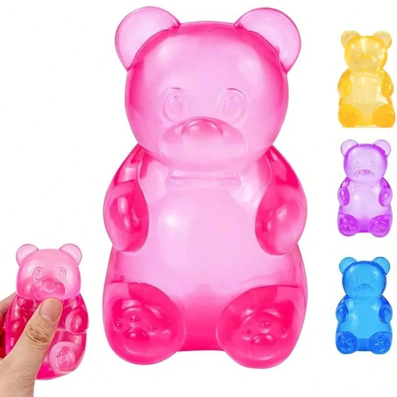 NeeDoh Gummy Bear Squishy Fidget Toy – Pink