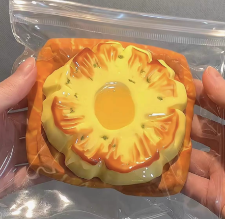 Pineapple Toast Squishy Toy