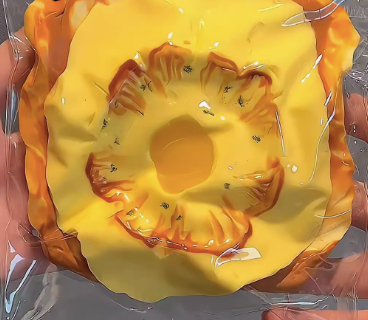 Pineapple Toast Squishy Toy