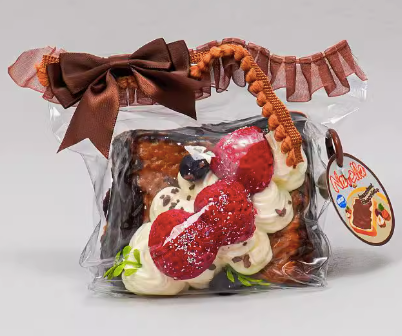 Strawberry Chocolate Toast Squishy Toy